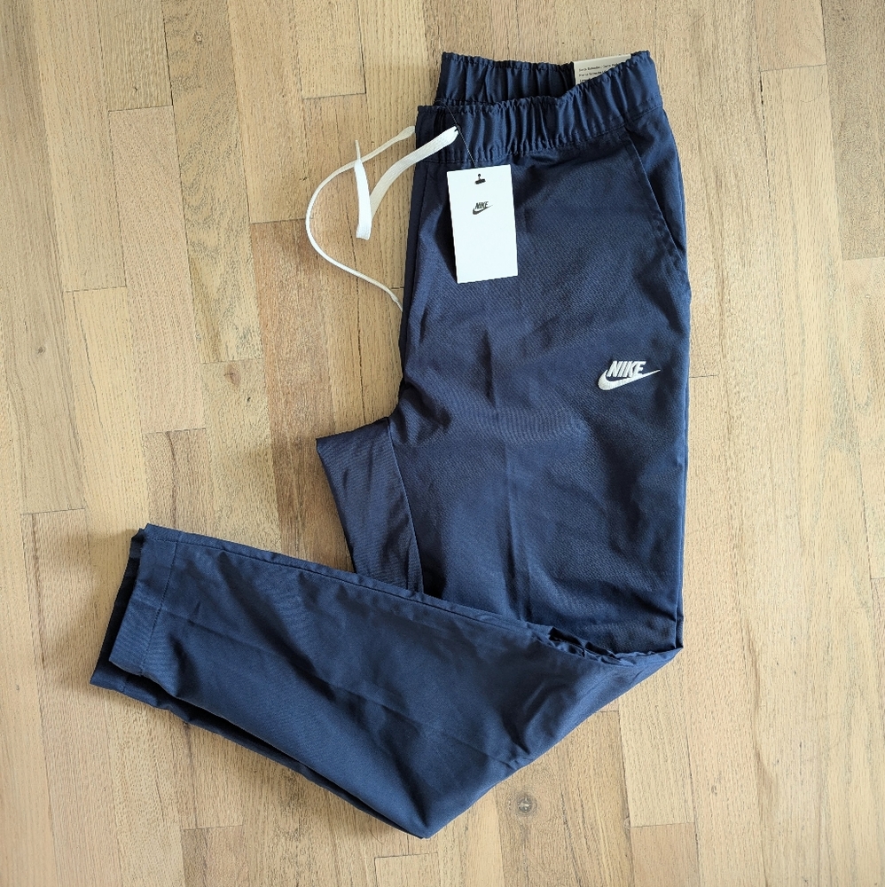 Nike Navy Woven Jogger Pants Men's M